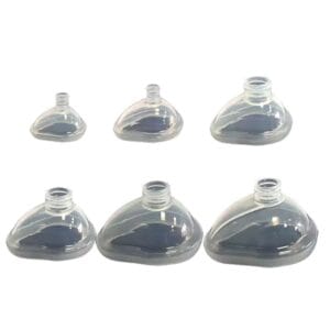 MASCARA CILICONADA PARA RESUCITADOR Nº: 1, 2, 3, 4 "O" Nº: 5 ORIGEN: TAIWAN