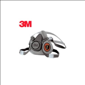 RESPIRADOR DE MEDIA CARA 6200 (M) MEDIUM MARCA: 3M ORIGEN: USA